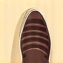 Ein Schuh mit einer Schuhbürste Icon